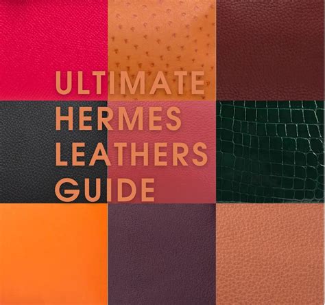 hermes tm leather|types of Hermes leather.